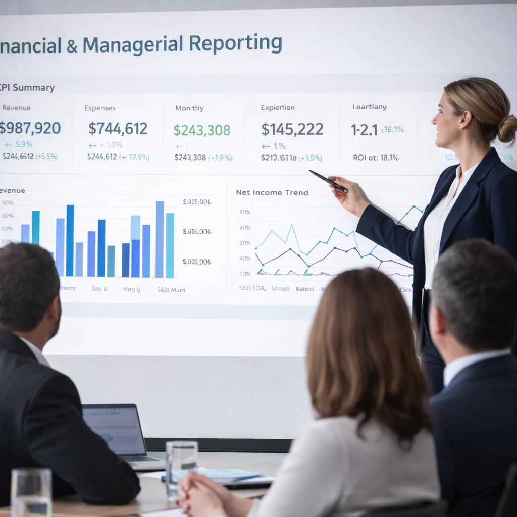 Analiză financiară și raportare managerială detail